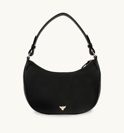 Black The Lucy Black Leather Bag