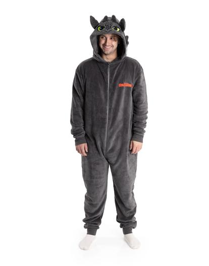 Grey How To Train Your Dragon Toothless Onesie