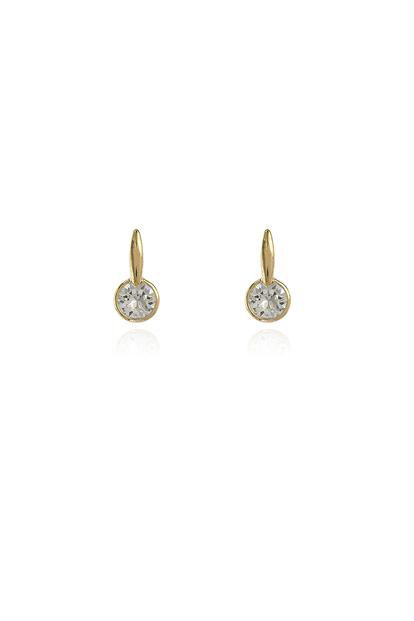Metallic Cachet London Lara Simple Stud Gold Earrings