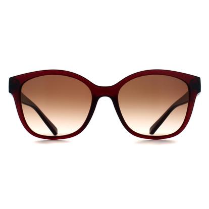Red Cat Eye Shiny Transparent Red Brown Gradient Ax4127s