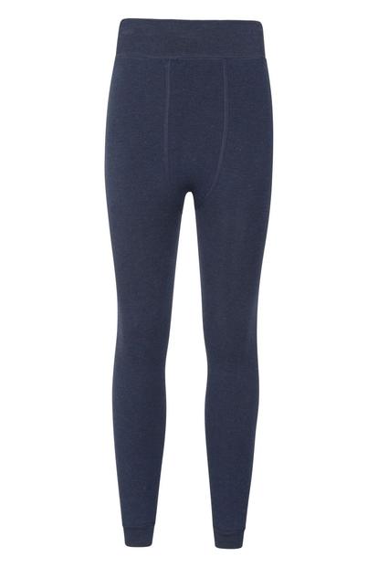Black Fluffy Fleece Lined Thermal Leggings