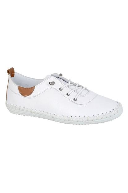 White Leather Trainers