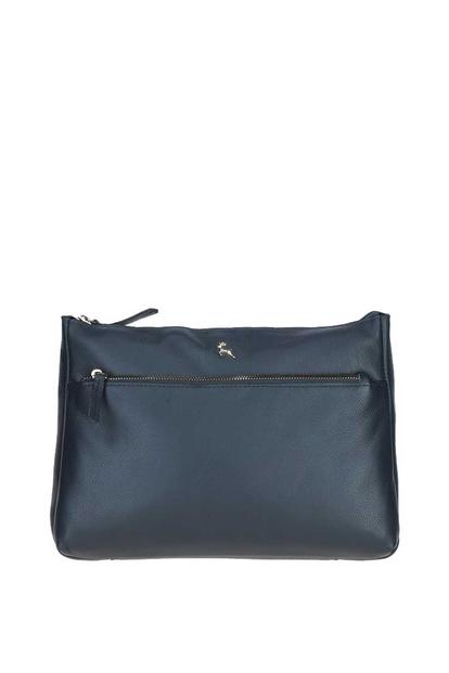 Black 'Balmoral' Real Leather Shoulder Bag