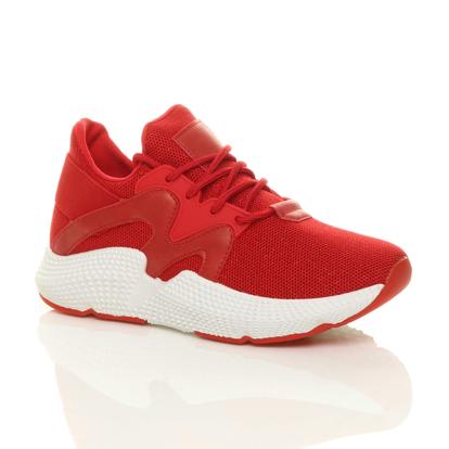 Pink Lace Up Retro Chunky Trainers