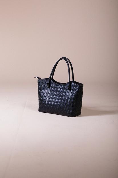 Black Crossbody Tote Grab Bag