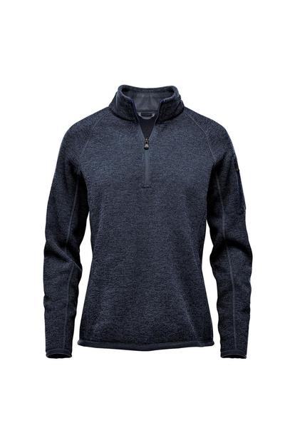 Black Avalanche Fleece Top