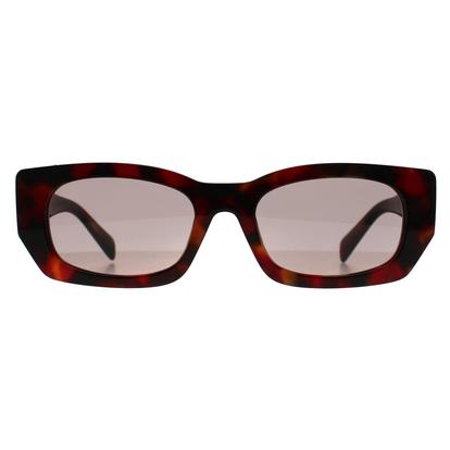 Brown Rectangle Poppy Tortoise Light Purple Brown Prb05s