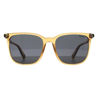 Cream Square Transparent Beige Grey Polarized Pld 6226/S