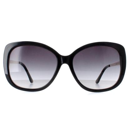 Black Butterfly Shiny Black Gold Grey Gradient Ck22548s