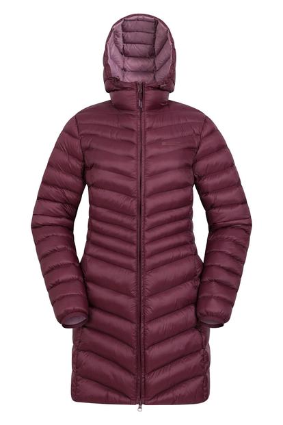 Red Florence Long Padded Jacket