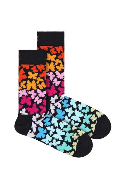 Multi Novelty Butterfly Pattern Socks