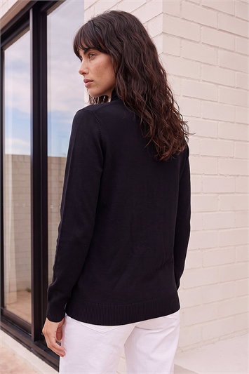 Tie Neck Soft Knit Cardigan 16356008
