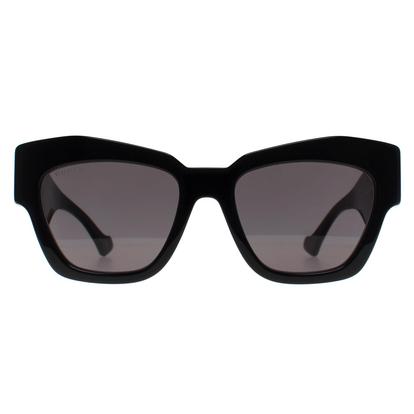 Black Cat Eye Shiny Black Grey Gg1422s