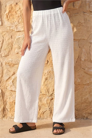 Petite Textured Stretch Trouser 18096694