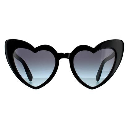 Black Cat Eye Black Blue Gradient Sunglasses