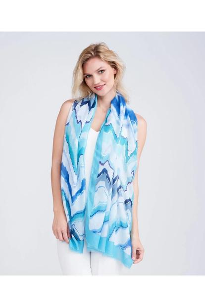 Blue Noa - Aztec Print Scarf