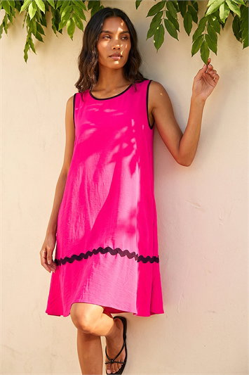 Ric Rac Trim Swing Dress 14801232