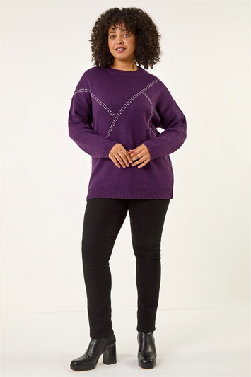 Curve Hotfix Knit Jumper 16238974