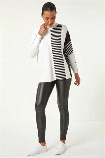 Stripe Colour Block Jumper 16148138