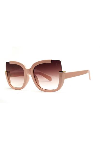 Pink Ruby Rocks 'Elizabeth' Square Sunglasses In Pink