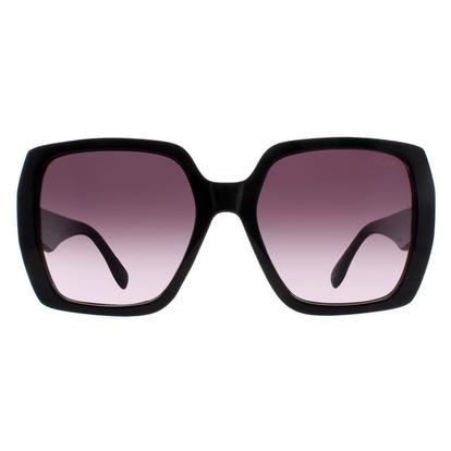 Black Square Shiny Black Smoke Grey Gradient Zouk