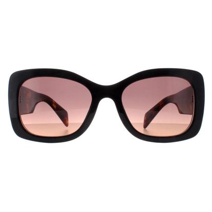 Black Oval Mahogany Brown Gradient Pra08s