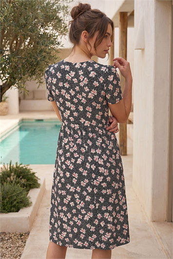 Petite Floral Dress 14953408