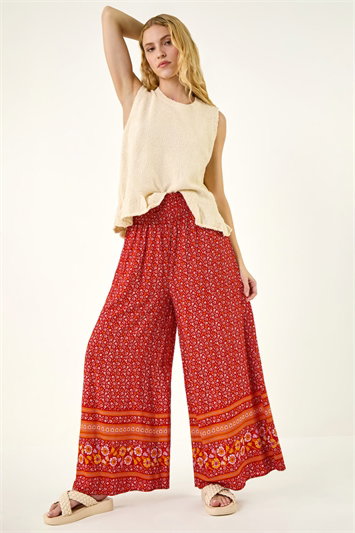 Paisley Print Wide Leg Trouser 18115864