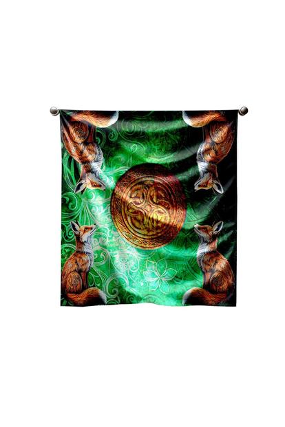 Multi The Silk Heritage Collection - Foxes Large Square Scarf