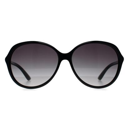 Black Oval Polished Black Smoke Gradient N2809