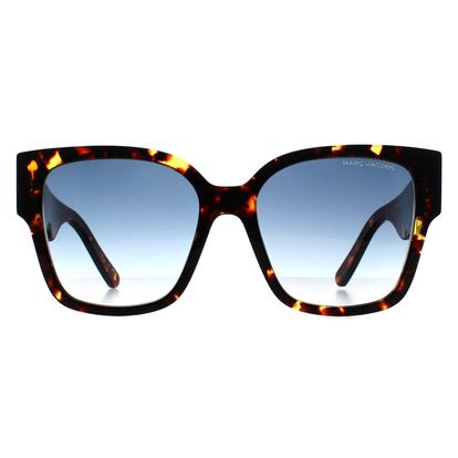 Brown Square Dark Havana Blue Gradient Marc 698/S
