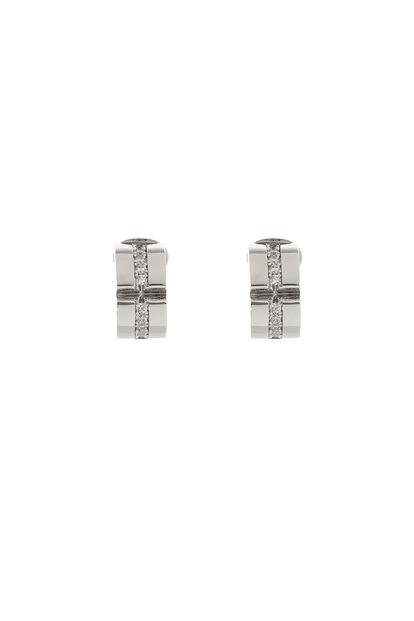 Metallic Cachet London Matice Silver Clip On Earrings