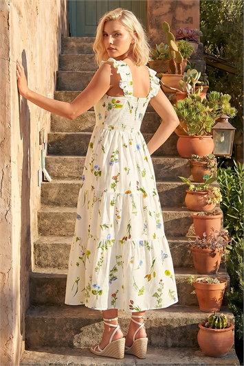 Petite Floral Tiered Maxi Dress 14762494