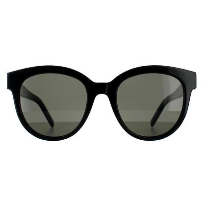 Black Round Black Grey Sunglasses
