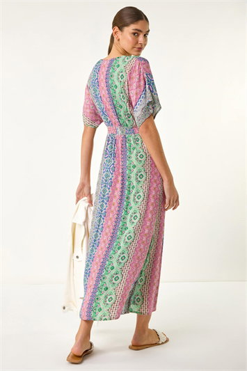 Boho Stripe Maxi Dress 14698272