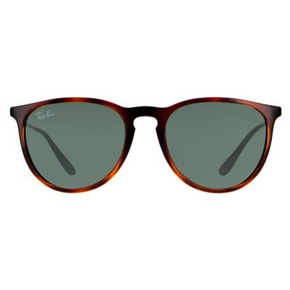 Brown Round Tortoise & Gunmetal Green Erika 4171 Sunglasses