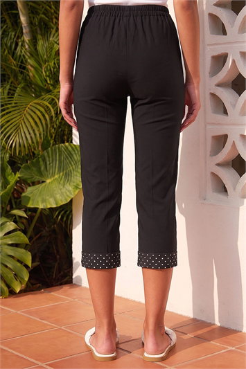 Petite Crop Turn Up Trouser 18137408