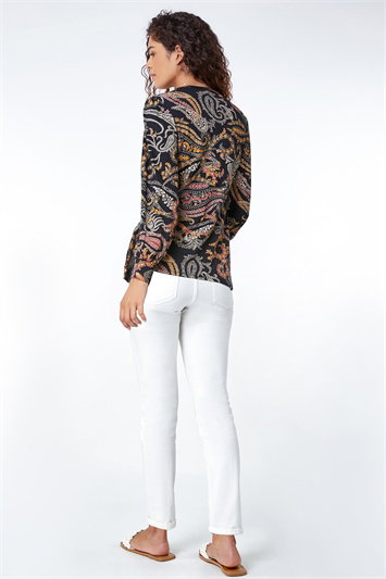 Paisley Lace Trim Top 19194308