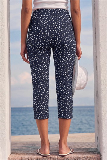 Bengaline Spot Print Cropped Trouser 18114460