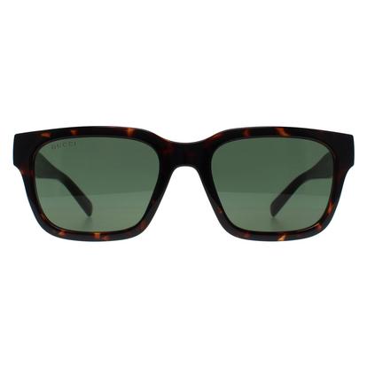 Brown Square Dark Havana Green Gg1857s