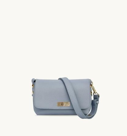 Blue The Maisie Mini Sky Leather Bag