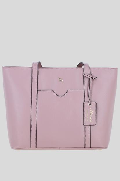 Black 'Rosara' Real Leather Shoulder Bag