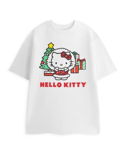 White Hello Kitty Glitter Small T-Shirt