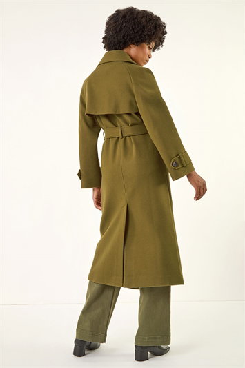 Textured Premium Belted Smart Coat 12040563