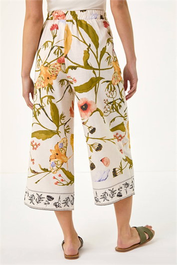 Petite Floral Cropped Trouser 18113238