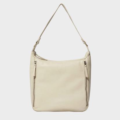 Blue 'Pamela' Pebble Grain Real Leather Designer Shoulder Hobo Bag