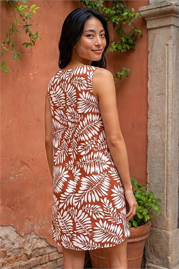 Petite Button Shift Dress 14881281