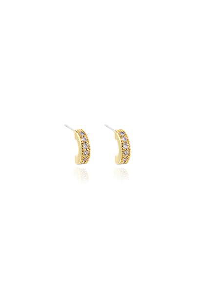 Metallic Cachet London Saga 10Mm Gold Earrings