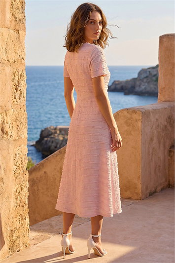 Petite Ruffle Midi Wrap Dress 14716446
