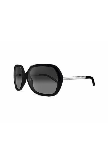 Black Ruby Rocks Ladies 'Paris' Oversized Sunglasses In Black